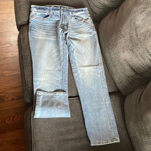 Aeropostale jeans size 32/30 athletic skinny,  light blue,  worn once